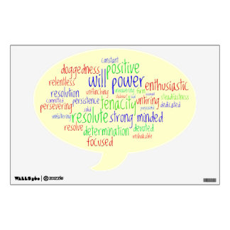 Motivational Words for New Year, Positive Attitude Wall Sticker