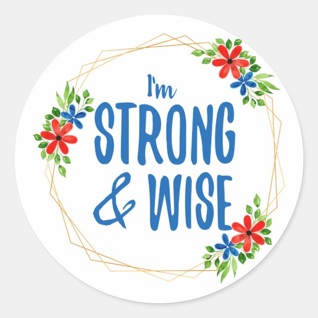 motivational words for success and life struggle classic round sticker (Front)