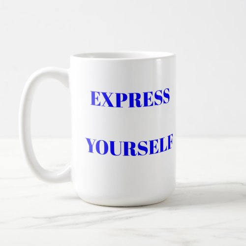 Motivational words ideal inspirational cute design coffee mug