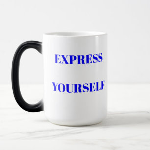 Motivational words ideal inspirational cute design color morph mug