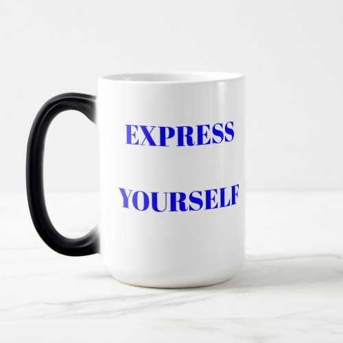 Motivational words ideal inspirational cute design magic mug
