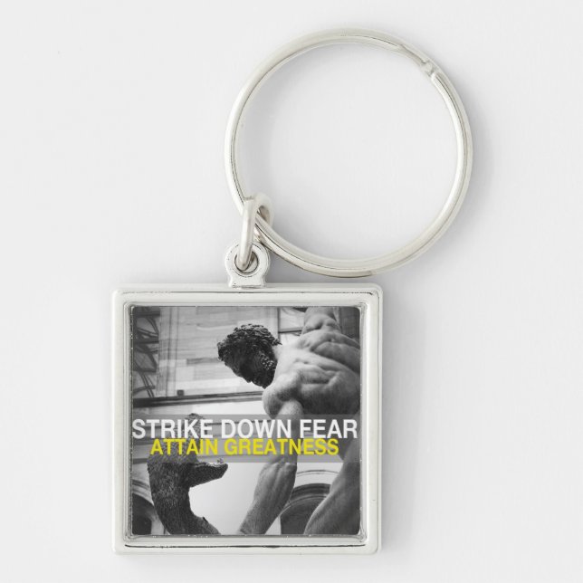 Motivational Words Keychain (Front)