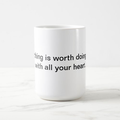 motivational words magic mug