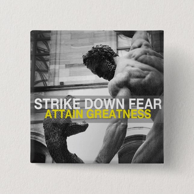 Motivational Words Pinback Button (Front)