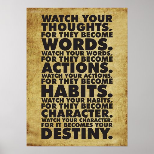 Motivational Words Poster | Zazzle