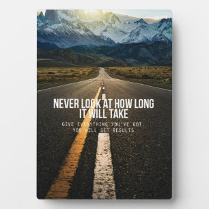 Motivational Words - Results Plaque