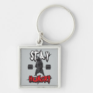 Motivational Words - Stay Hungry Keychain