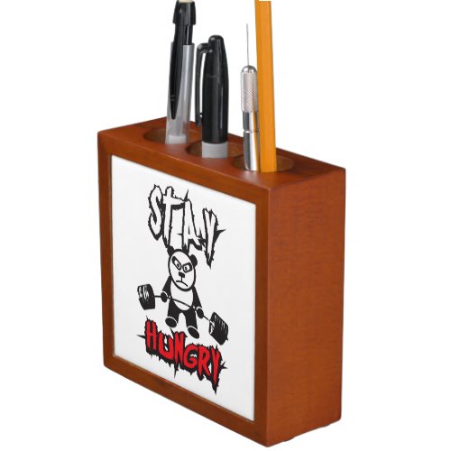 Motivational Words _ Stay Hungry Pencil Holder