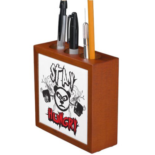 Motivational Words _ Stay Hungry PencilPen Holder