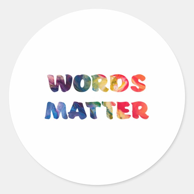 Motivational Words Sticker  (Front)