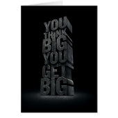 Motivational Words - Think Big, Get Big (Front)