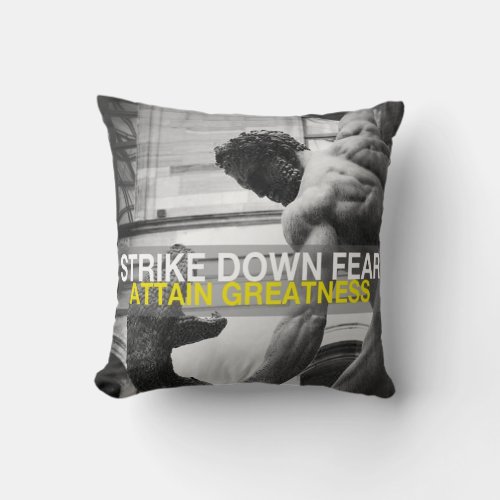 Motivational Words Throw Pillow