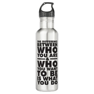 Gym Quotes Water Bottles | Zazzle