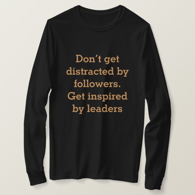 Motivational Words with simple Text on T-Shirt (Design Front)