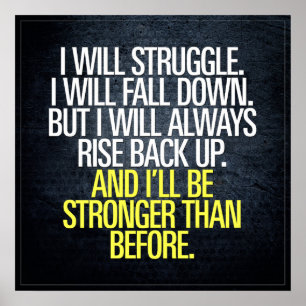 Motivational Words - Workout Poster