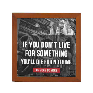 Motivational Workout Words Desk Organizer