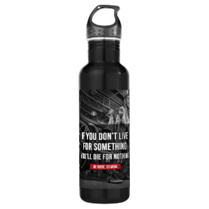 Motivational Workout Words Stainless Steel Water Bottle