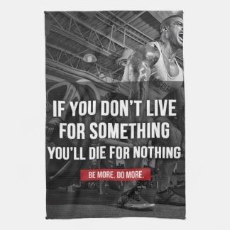Motivational Workout Words Towel