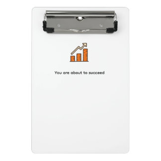 Motivational You Are About To Succeed Custom Post- Mini Clipboard