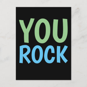 MOTIVATIONAL YOU ROCK POSTCARDS