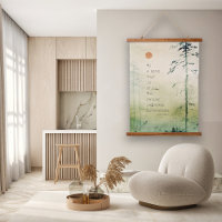 Motivational Zen Quote Asian Art Wood 