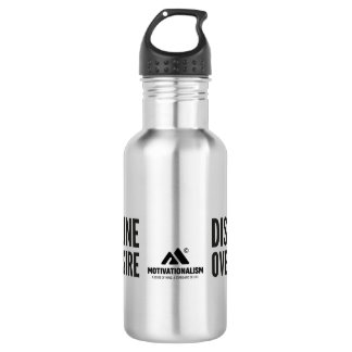 MOTIVATIONALISM© Discipline Over Desire_ Stainless Steel Water Bottle