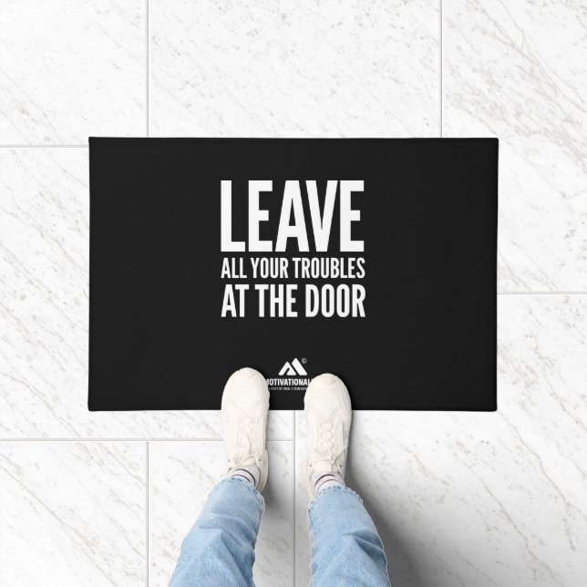 MOTIVATIONALISM© LEAVE_ DOORMAT (Indoor)