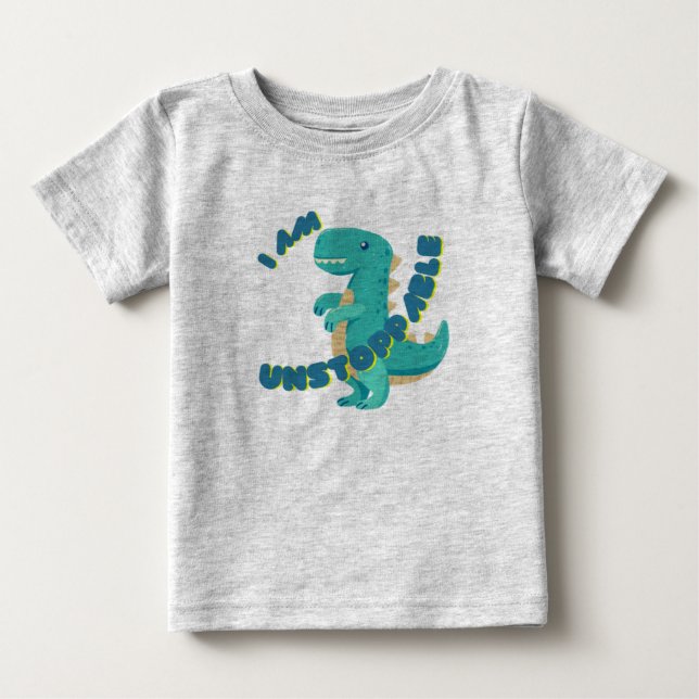 MOTIVATIVED CUTE DINO - T-REX BABY T-Shirt (Front)