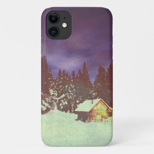 Motive for Christmas winters wonderland iPhone 11 Case