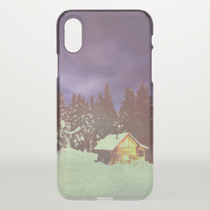 Motive for Christmas winters wonderland iPhone X Case