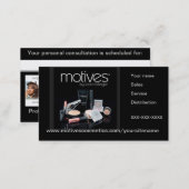Motives Cosmetics Distributor Business Card (Front/Back)