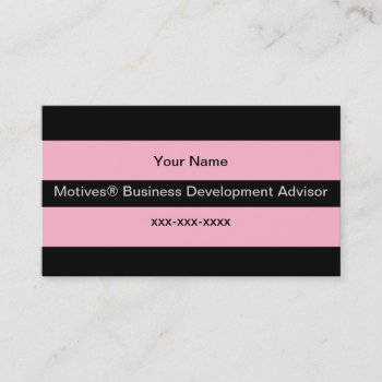 Motives® Cosmetics Distributor Business Card by LearnKnowUnderstand at Zazzle