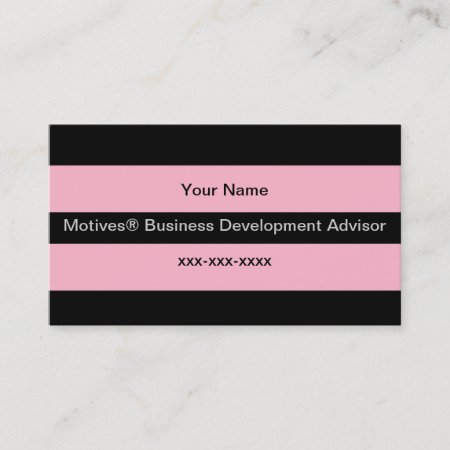 Motives® Cosmetics Distributor Business Card