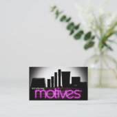 Motives Cosmetics Distributor Business Card (Standing Front)