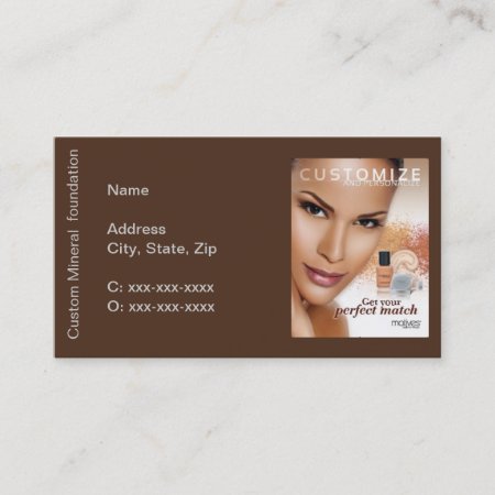 Motives Custom Blend Foundation Business Card