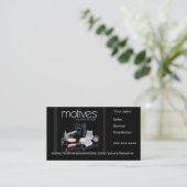 Motives Distributor business card with appointment (Standing Front)