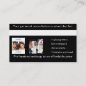 Motives Distributor business card with appointment (Back)