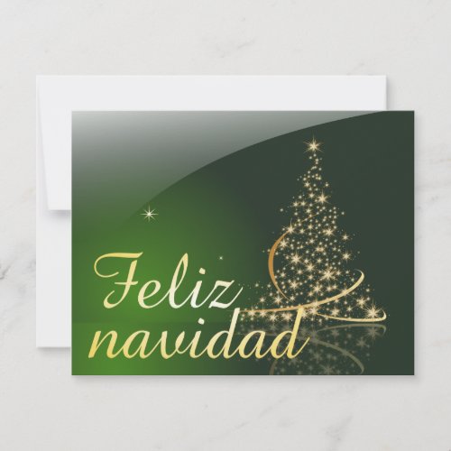 Motivo navideo verde con arbol de navidad V20