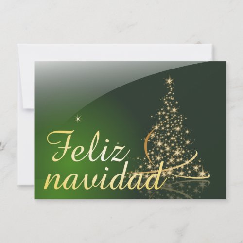 Motivo navideo verde con arbol de navidad V20