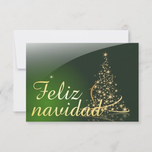 Motivo navideo verde con arbol de navidad V20