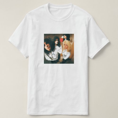 Motley Crue Inspired Design Retro 80s Rock T_Shirt