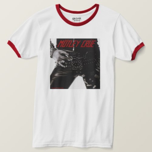 Motley Crue Inspired Design Retro 80s Rock T_Shirt