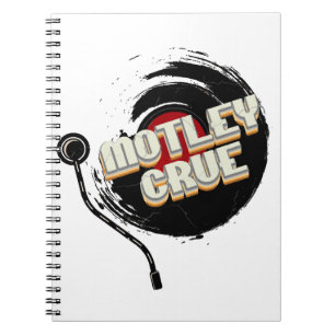 Mötley Crüe Vinyl Vintage Aesthetic Notebook