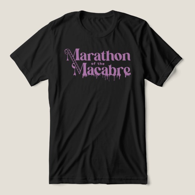 MOTM24 Logo Unisex Shirt - Purple on Black (Design Front)