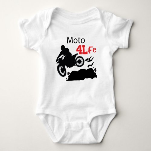 Moto 4 Life Baby Bodysuit