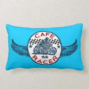 Moto Cafe racer Lumbar Pillow