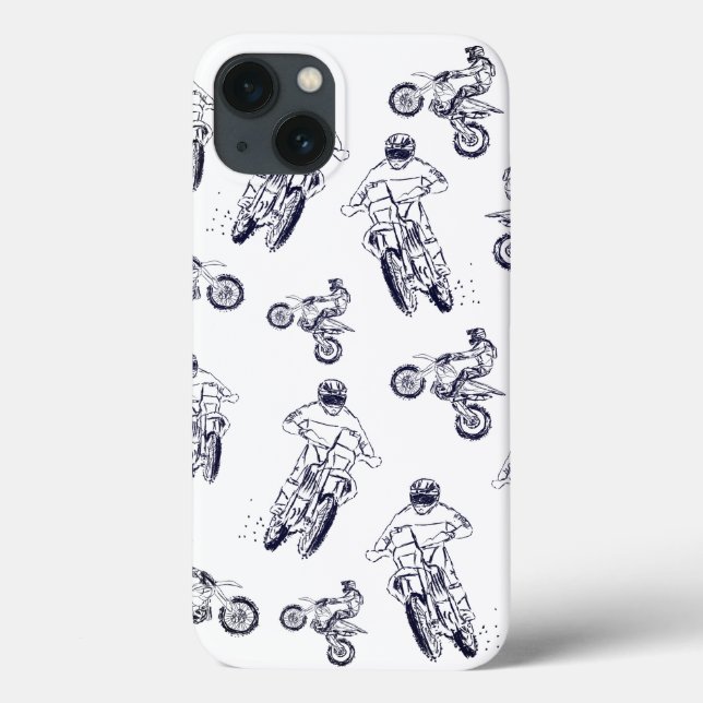 Moto Cross Case-Mate iPhone Case (Back)