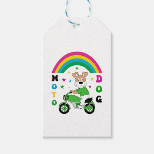 Moto Dog Gift Tags