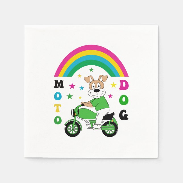 Moto Dog Napkins (Front)