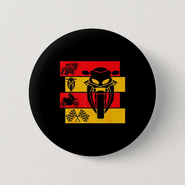 Moto Gp Motorcycle Gp Racing Motorcycles Biker Boy Button (Front)